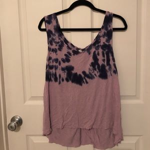Flowy tie dye top